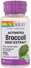 Акція на Solaray, Activated Broccoli Seed Extract, 350 mg, 30 VegCaps (SOR-28246) від Stylus