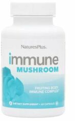 Акция на Natures Plus Immune Mushroom Экстракт 7 грибов Рейши, Шиитаке Кордицепс Для Иммунитета 60 Капсул от Stylus