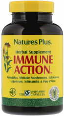 Акція на Nature's Plus, Immune Action, 120 Vegetarian Capsules (NTP1068) від Stylus