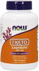 Акция на Now Foods 7-Keto LeanGels 100 mg Softgels 120 caps от Stylus