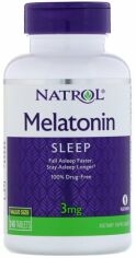 Акція на Natrol Melatonin 3 mg, 240 Tablets (NTL-16068) від Stylus