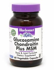 Акція на Bluebonnet Nutrition, Glucosamine Chondroitin Plus MSM, 60 Vegetable Capsules (1117) від Stylus