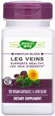 Акція на Nature's Way, Leg Veins, Premium Blend, 120 Vegan Capsules (NWY-15335) від Stylus