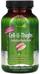 Акция на Irwin Naturals Cell-U-Thighs Уменьшение проявлений целлюлита 60 мягких желатиновых капсул с жидкостью от Stylus