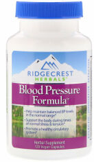 Акция на RidgeCrest Herbals, Blood Pressure Formula, 120 Vegan Capsules (RCH549) от Stylus