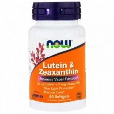 Акція на Now Foods Lutein & Zeaxanthin 60 caps (Лютеин) від Stylus