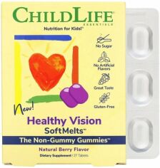 Акція на ChildLife Healthy Vision SoftMelts Комплекс Здоровое Зрение ягодный вкус 27 жевательных таблеток від Stylus