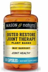 Акция на Mason Natural Osteo Restore Joint Therapy Plant Based Caps Восстановительная терапия для суставов 60 капсул от Stylus