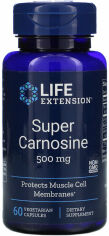 Акція на Life Extension Super Carnosine, 500 mg, 60 Vegetarian Capsules Карнозин від Stylus