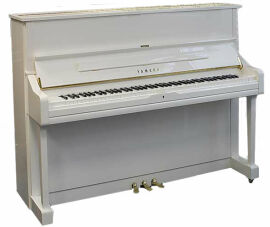 Акція на Пианино Yamaha U1 Polished White Pwh від Stylus