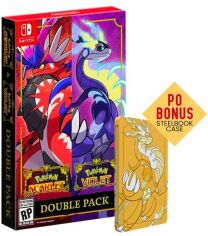 Акція на Pokemon Scarlet and Violet Dual Pack Steelbook Edition (Nintendo Switch) від Stylus