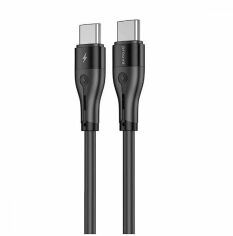 Акція на Proove Cable USB-C to USB-C Soft Silicone 60W 1m Black від Stylus