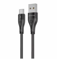 Акция на Proove Usb Cable to USB-C Soft Silicone 2.4A 1m Black от Stylus