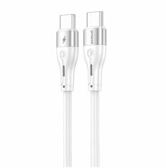 Акція на Proove Cable USB-C to USB-C Soft Silicone 60W 1m White від Stylus