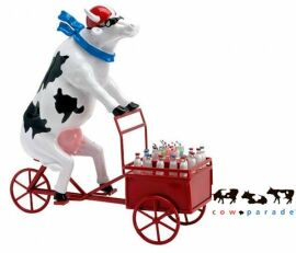 Акция на Коллекционная статуэтка корова Cow Parade Lait Triporteur Size Xl (46417) от Stylus