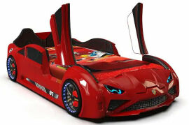 Акция на Детская кровать машина Lamborghini красная от Stylus