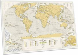 Акция на Скретч карта мира 1DEA.me Travel Map Geography World (GEOWF) от Stylus