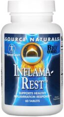 Акция на Source Naturals Inflama-Rest Поддержка суставов Инфлама Рест 60 таблеток от Stylus