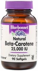 Акция на Bluebonnet Nutrition Beta Carotene 25.000 UI, 90 Softgels (BLB0316) от Stylus