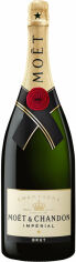 Акция на Шампанское Moёt & Chandon Impérial Magnum, белое брют сухое, 1.5л 12%, в подарочной упаковке (BDA1SH-SMC150-001) от Stylus