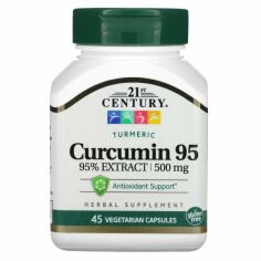 Акция на 21st Century Curcumin 95 Куркумин 95 500 мг 45 капсул от Stylus