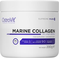 Акция на OstroVit Marine Collagen Коллаген со вкусом черной смородины 200 g от Stylus