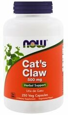 Акция на Now Foods Cat's Claw 500 mg 250 caps от Stylus