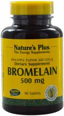 Акция на Nature's Plus, Bromelain, 500 mg, 90 Tablets (NTP4409) от Stylus