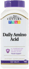Акция на 21st Century Daily Amino Acid, Maximum Strength, 120 Tablets от Stylus
