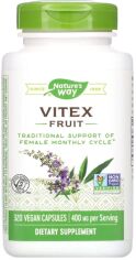 Акция на Nature's Way, Vitex Fruit, 400 mg, 320 Vegetarian Capsules (NWY-11923) от Stylus