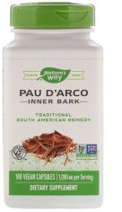 Акція на Nature's Way, Pau d'Arco Inner Bark, 545 mg, 180 Veggie Caps (NWY-15408) від Stylus