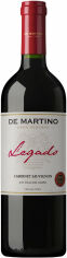 Акция на Вино Cabernet Sauvignon "LEGADO" RESERVA, De MARTINO, красное сухое, 0.75л 13% (STA7804395000286) от Stylus