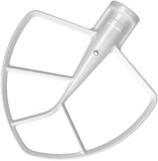 Акция на Насадка-лопатка KitchenAid 5KSMBLWF для миксера с чашей 5.6 л / 6.6 л белая от Stylus