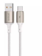Акція на Proove Usb Cable to USB-C Double Way Silicone 2.4A 1m White (CCDS20001202) від Stylus