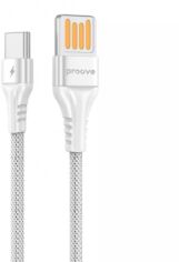 Акція на Proove Usb Cable to USB-C Double Way Weft 2.4A 1m White (CCDW20001202) від Stylus