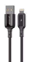 Акція на Proove Usb Cable to Lightning Flex Metal 2.4A 1m Black (CCFM20001101) від Stylus