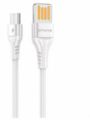 Акция на Proove Usb Cable to microUSB Double Way Silicone 2.4A 1m White (CCDS20001302) от Stylus