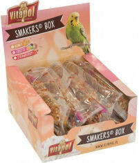 Акция на Колба Vitapol Smakers Box для попугаев со вкусом клубники 12шт (112,061) от Stylus