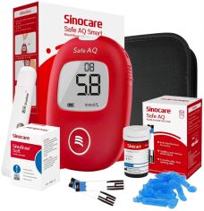 Акція на Sinocare Safe Aq Smart + 50 тест-полосок (safe-aq+50) від Stylus