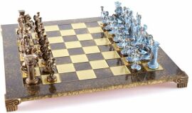 Акция на Шахматы Manopoulos, Греко-римские, латунь, в деревянном футляре, коричневые, 44x44см 7,4 кг (S11BBRO) от Stylus