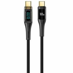 Акция на Usams Cable USB-C to USB-C Digital Display Cable Pd 100W 1.2m сс от Stylus