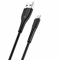 Акция на Usams Usb Cable to microUSB 1m Black (US-SJ365) от Stylus