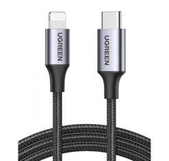 Акция на Ugreen Cable USB-C to Lightning US304 3A 36 W 1.5m Black от Stylus
