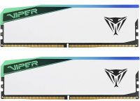 Акция на Patriot 64 Gb (2x32GB) DDR5 6200 MHz Viper Elite 5 Rgb (PVER564G62C42KW) от Stylus