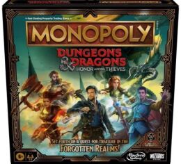 Акція на Настольная игра Hasbro Монополия D&D: Честь воров (Monopoly Dungeons & Dragons: Honor Among Thieves) (англ.) від Stylus