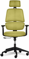 Акція на Офисное кресло Mealux Leo Air Green (Y-543 KZ) від Stylus