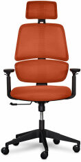 Акція на Офисное кресло Mealux Leo Air Orange (Y-543 KBY) від Stylus