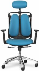 Акция на Офисное кресло Mealux Testa Duo Blue (Y-552 Kbl Duo) от Stylus
