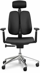 Акція на Офисное кресло Mealux Tempo Duo Black (Y-551 Kb Duo) від Stylus