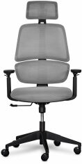Акция на Офисное кресло Mealux Leo Air Plus Dark Grey (Y-546 KBG) от Stylus
